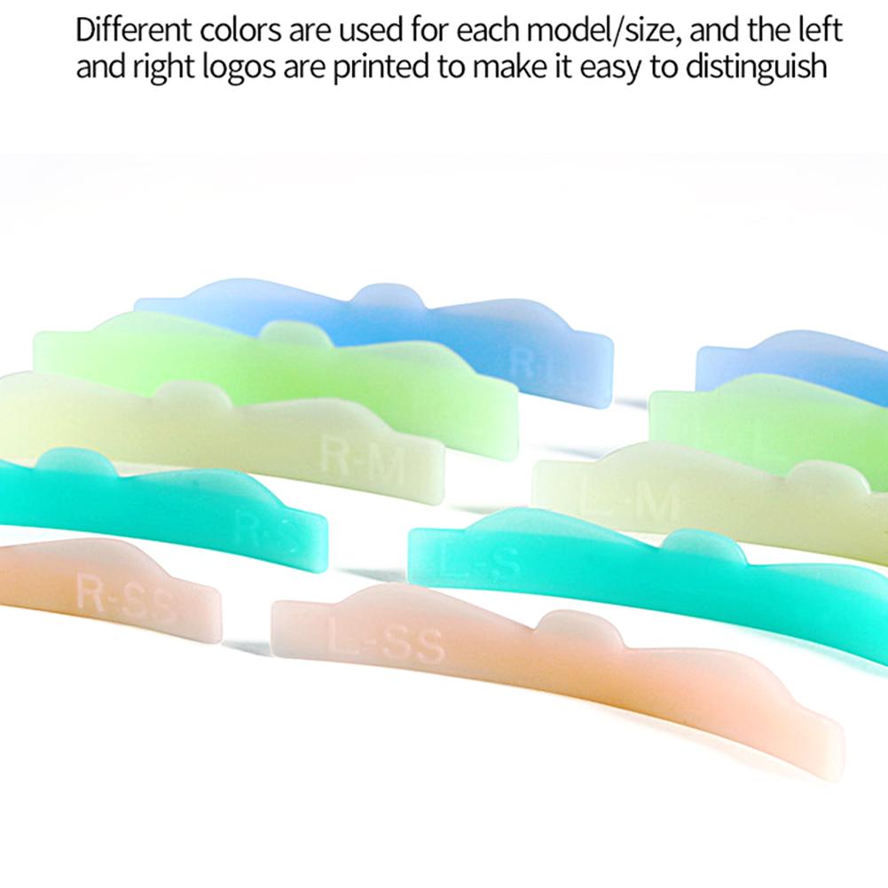 8 Pairs Eyelash Lifting Silicone Pads Set Eye Lash Extension Lift Perming Kit Tool Eyelash Lift Curlers Curl Shields Pads