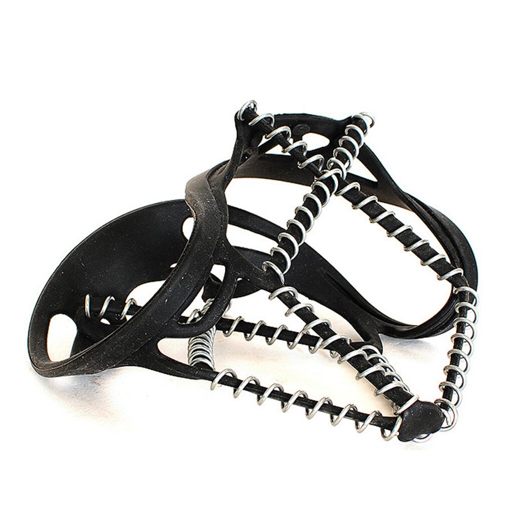 Universele Anti-Slip Ijs clip Schoen Paar Sneeuw Tractie Apparaat Stijgijzers Sneeuw Ijs Klimmen Schoen Spikes Grips Overschoenen # Y5