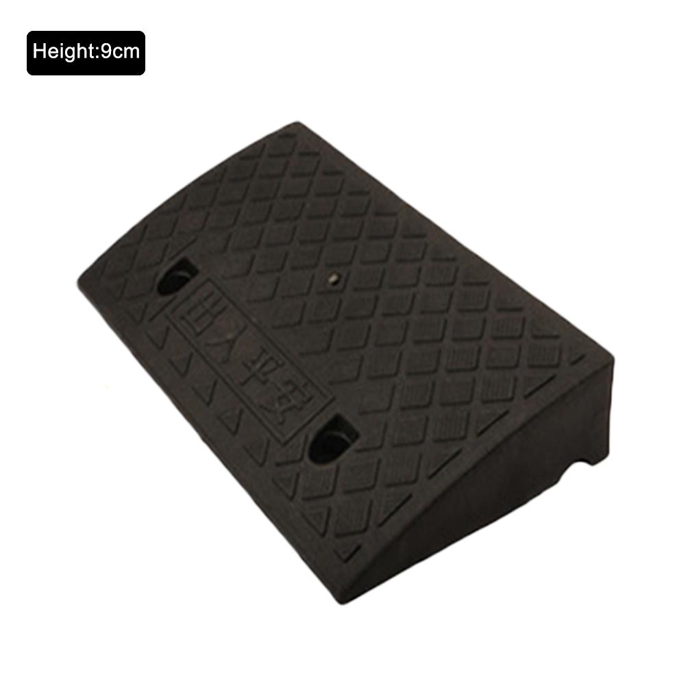 5/9 rampes de bordure en plastique de moto de voiture portative de protection de pente de taille Kit en plastique résistant de PVC protection de pente antidérapante pour la voiture d'allée