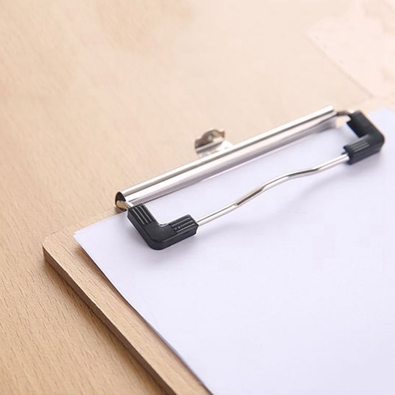 A4 Size Wooden Clipboard Clip Board Office School Stationery With Hanging Hole File Folder Stationary Board Hard Board Writing P
