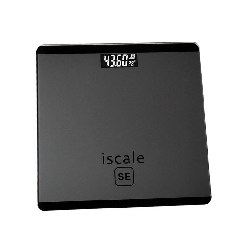 Bathroom Scales Accurate Smart Electronic Digital Weight Home Floor Health Balance LED Digital Bathroom Weight Scale: Gray