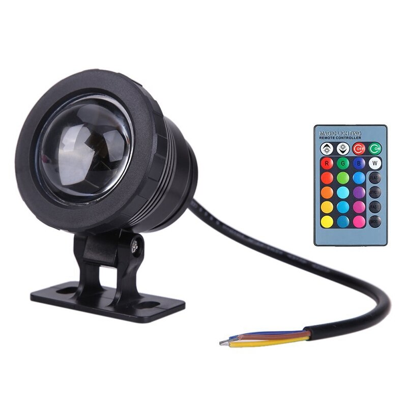 Amerikaanse Plug Onderwater Licht Led Waterdicht Met Afstandsbediening DC12V Rgb