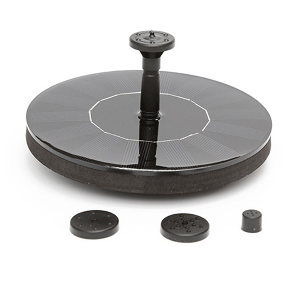 LED light fountain pump solar energy fountain floating outdoor pool water Function floating water fountain