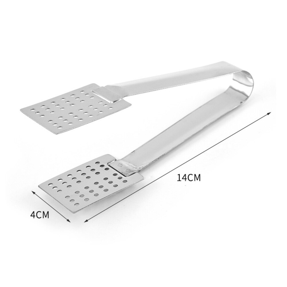 2pcs Stainless Steel Tea Bag Clamp Multi-functional Food Holder Clip Tea Set Accessories
