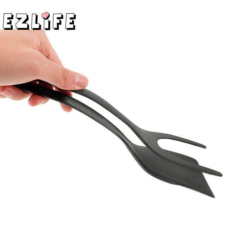 1pc ikke-pinne stekte egg dreiere silikon matlaging turner brød tang matlagingsverktøy kjøkken multifunksjonelle redskaper lpf 7798 o7 k 5