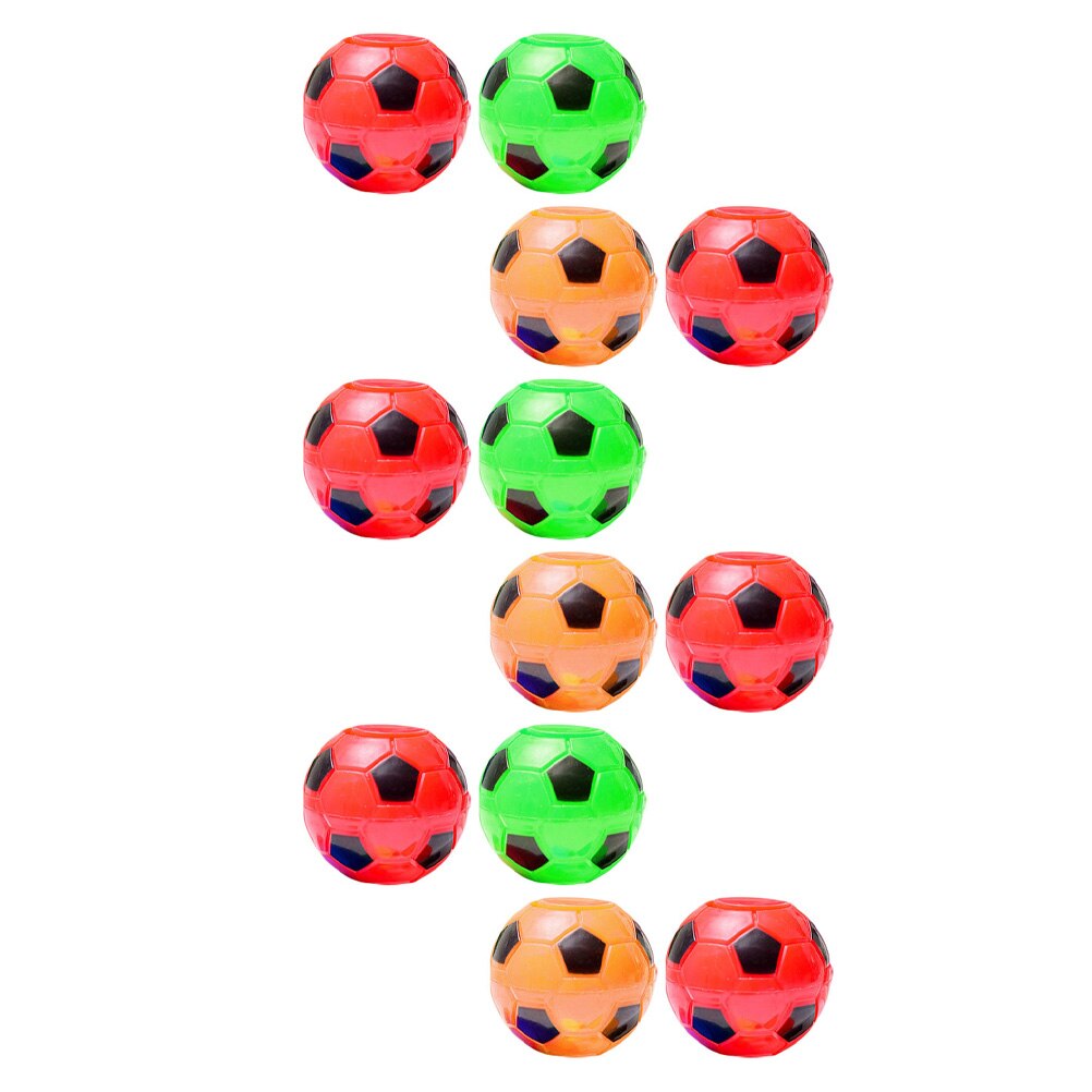 12 stück mini-fidget-gyro-spinner, mini-fußballspielzeug, fingertip-gyro-spielzeug