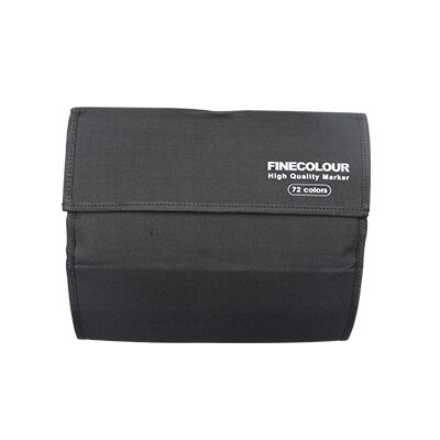 Finecolour Marker stift Lagerung Tasche Multifunktions Falten Kuli Tasche Große Kapazität Marker Stift Vorhang Kunst Liefert schwarz: 72 Kuli Packungen