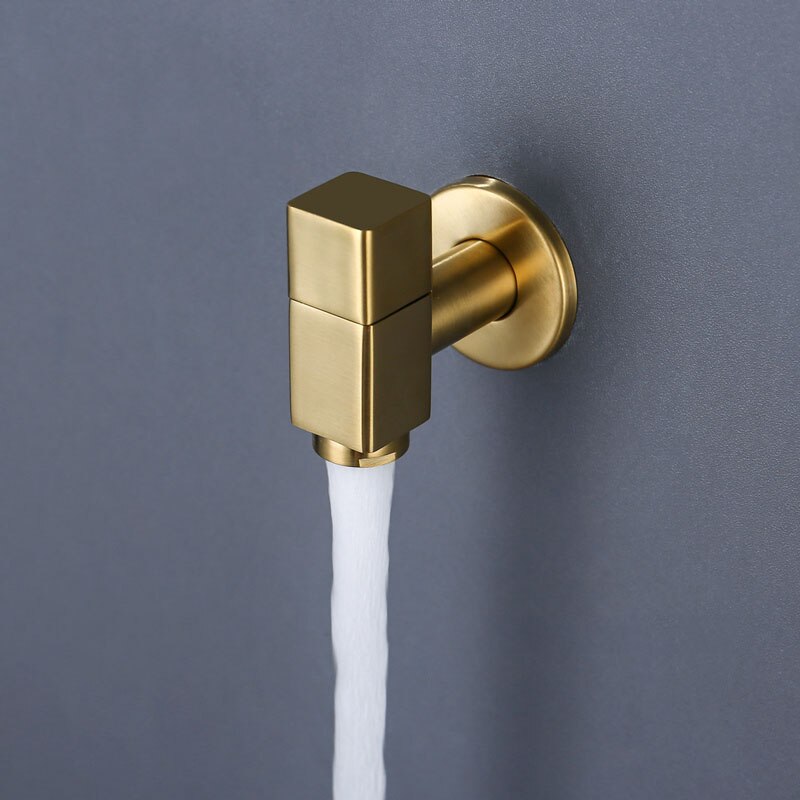Kupfer Gold Zauberstab Montiert Waschmaschine klopfen klopfen Mopp Schwimmbad Garten Ich bin Freien Schlecht Küche Wasser Wasserhahn Einzigen Kalt