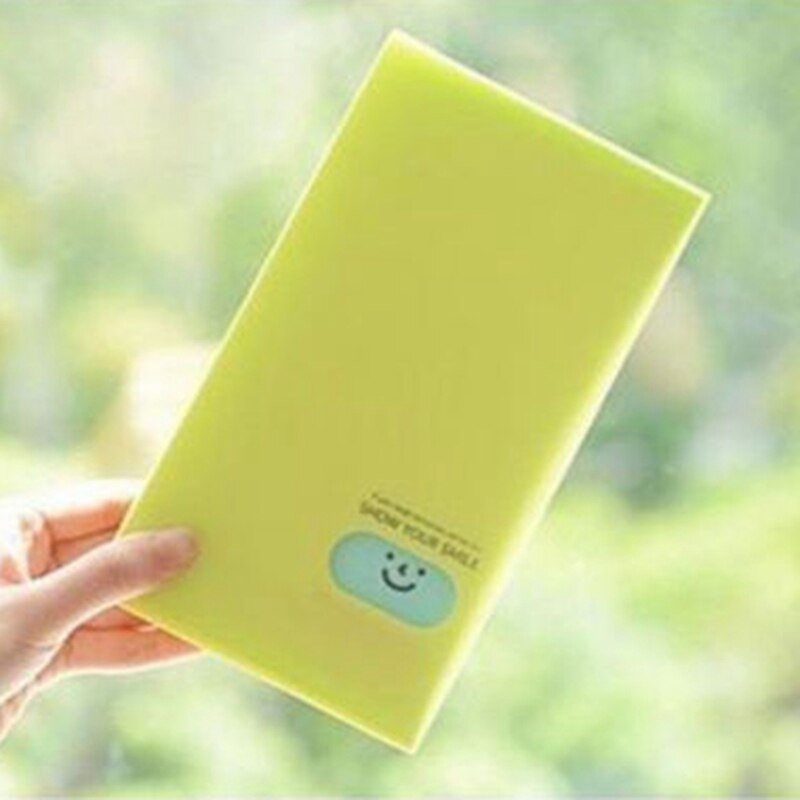 120 Pockets Card Photocard Name Card ID Holder: Yellow