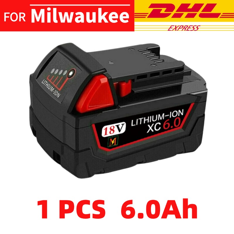 18V für Milwaukee m18 xc Ersatz-Lithium batterie 48-11-310 48-11-3100 48-11-3100 48-11-3100 48-11-22 400-22 400-20 411-22: Blau