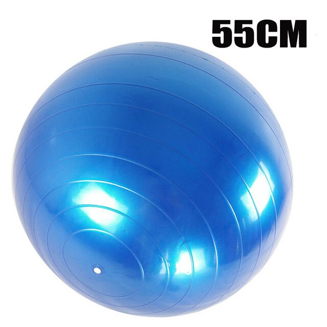 Yoga Palle E Sfere di Sport Bola Pilates Fitness Palestra Equilibrio Esercizio Pilates Allenamento Sfera di Massaggio Alleviare Il Dolore 45 centimetri 55 centimetri 65 centimetri 75 centimetri UNA Palla: 55cm blue