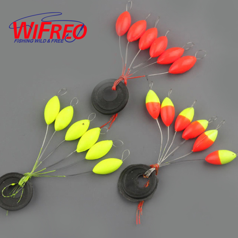 [10set=60pcs] Seven-star Oval mini fishing float Space beans Easy Use Floater are put on the like a stopper and be fixed