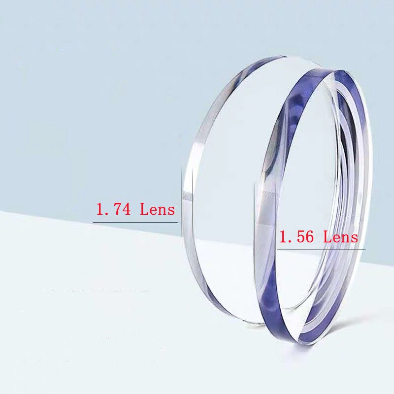 KatKani-lentes asféricos de alta definición para miopía e hipermetropía, lentes de CR-39 Anti-UV, 1,56/1,61/1,67/1,74, 1 par