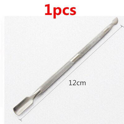 Juego de Herramientas de exfoliación para manicura, empujador de cutículas de uñas, tijeras para pelar cutícula cutánea muerta, empujador, cuchara para cutículas, removedor de cortaúñas: Style 11