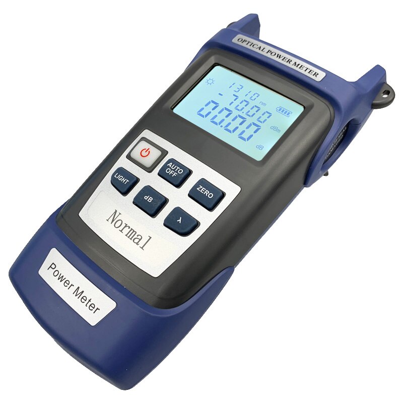 Optical Power Meter OPM Fiber Loss Testing FTTX Tool -70~+3 / -50~+20dBm SM MM 800-1700nm