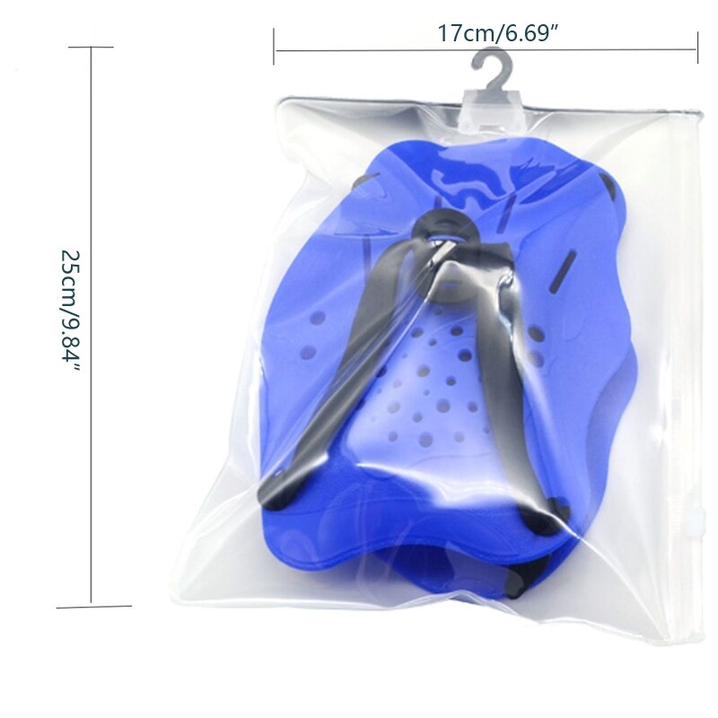Lightweight Swim Hand Paddles w/ Adjustable Straps Unisex Swim Training Hand Paddles Swimming Fins Swimming Accessories G99D