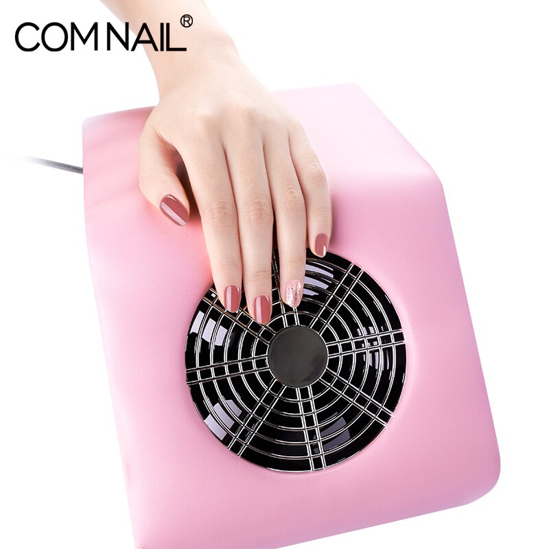 High Power Strong Nail Dust Suction Fan Collector With 2 Dust Bags Nail Art Equipment Nail Salon Tools Leather Vacuum Cleaner: Pink Vacuum Cleaner
