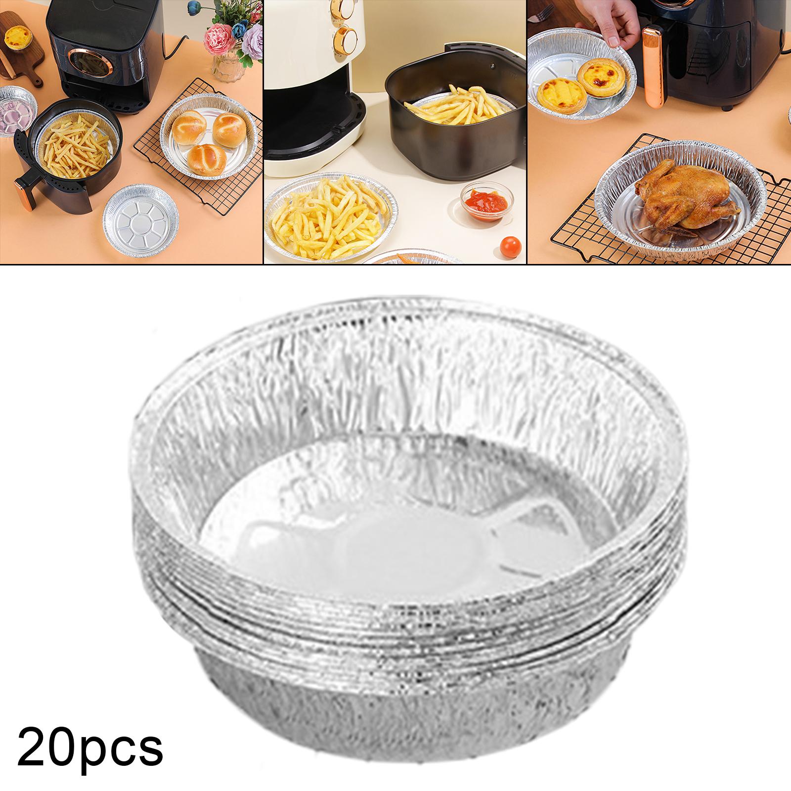 20 Stuks Wegwerp Aluminiumfolie Pie/Tart Pan Voor Zelfgemaakte Taarten &amp; Quiche Valentijn