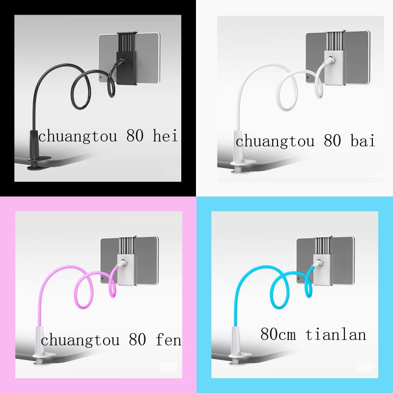 Tablet houder voor Ipad op bed Flexibel Lange Arm Tablet stand Holder Desktop Bed Lui Beugel, 360 graden Roterende 70 cm