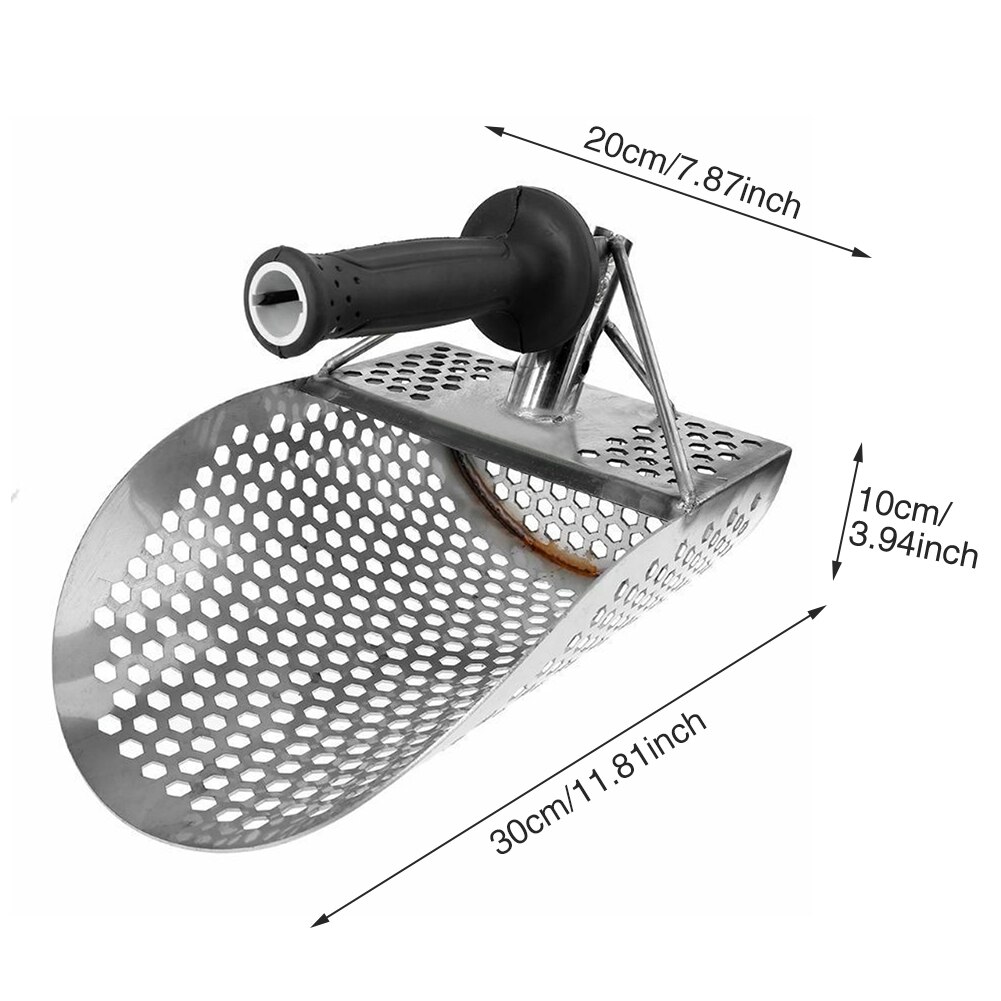 Spaten Sand Scoop Strand Graben Schaufel Edelstahl Werkzeug Hexaeder Löcher Kleine Unterwasser Metall Detektor Anti Korrosion