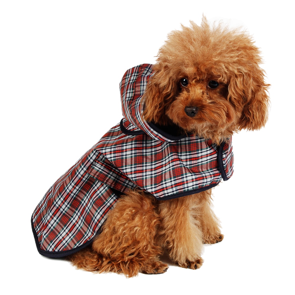 Hondenkleding Licht Gewicht Regen Jas Pet Jacket Reflecterende Regen Pet Verstelbare Waterdicht Ademend Jas S/M/L/XL Pet Apparel