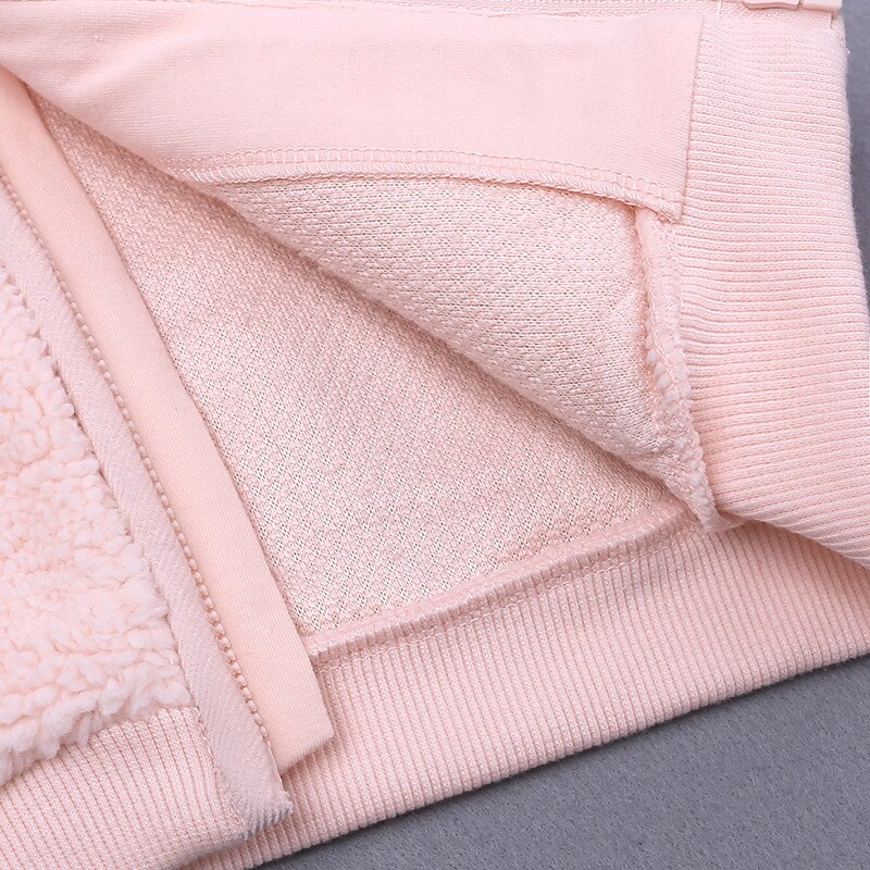 Baby Meisje Jas Herfst En Winter Polar Fleece Kinderen Schattige Konijn Capuchon Rits Jas Baby Kleding 3-18 maand