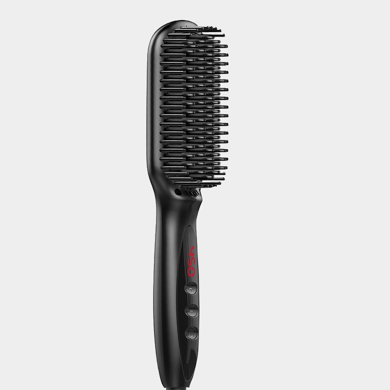 Professionele Een Stap Föhn Borstel 2 In 1 Stijltang En Curler Kam Krultang Baard Stijltang: Black without box / UK