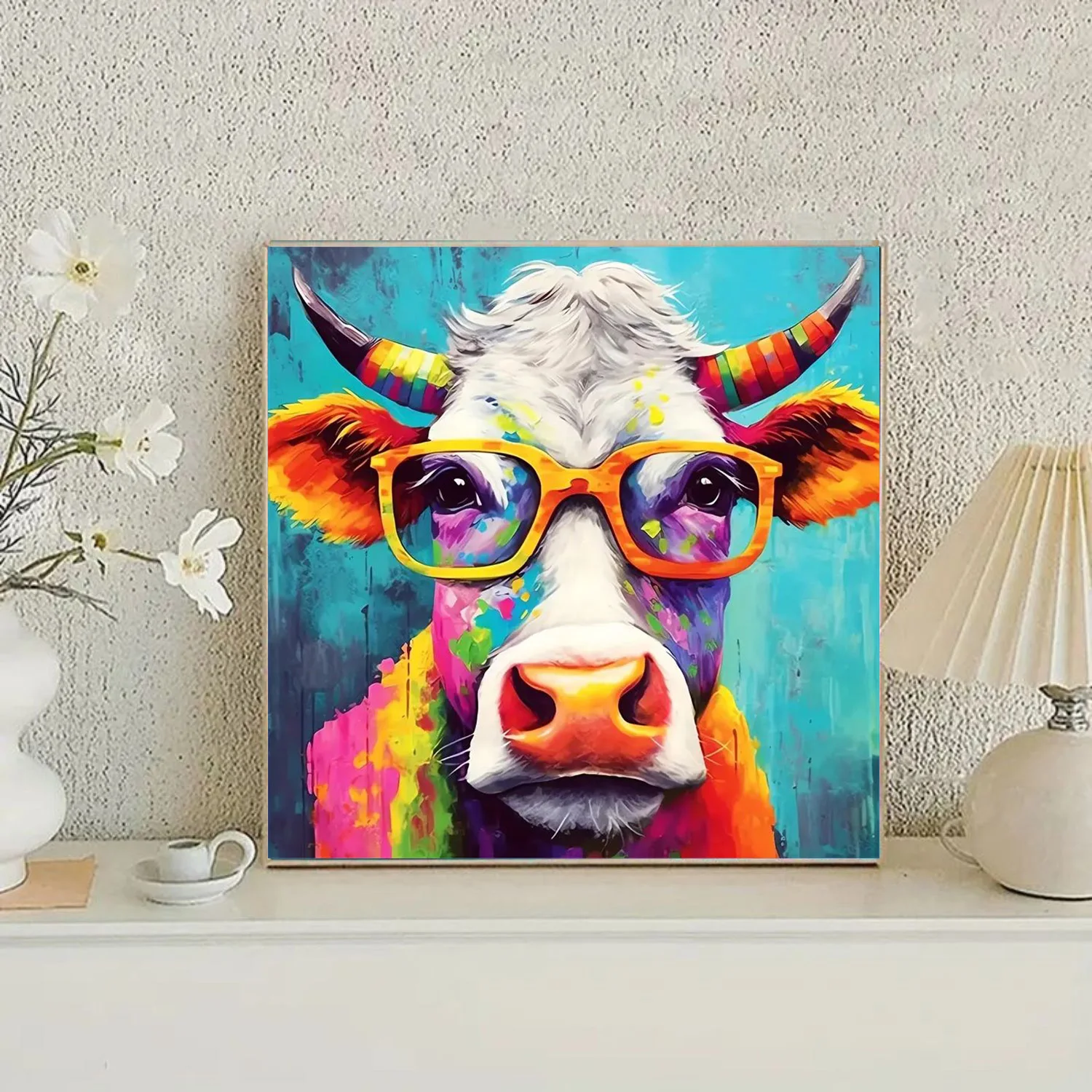 1pc Paint by Numbers Kit voor volwassenen Beginner op canvas, schildersets voor volwassenen, doe-het-zelf-hobby's voor vrouwen, frameloos