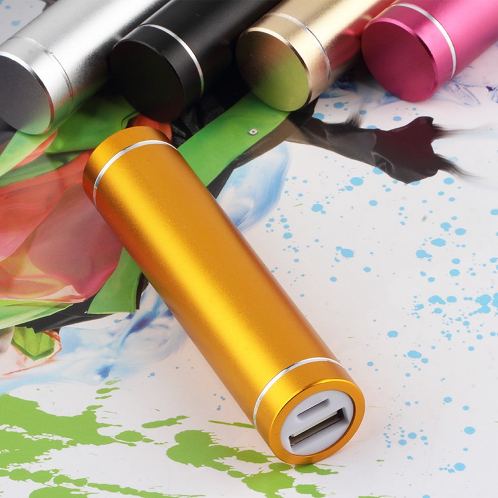 Universal Portable Hard Universal USB 5V 1A Mobile Power Bank Charger Pack 18650 Battery Case for mobile iPhone