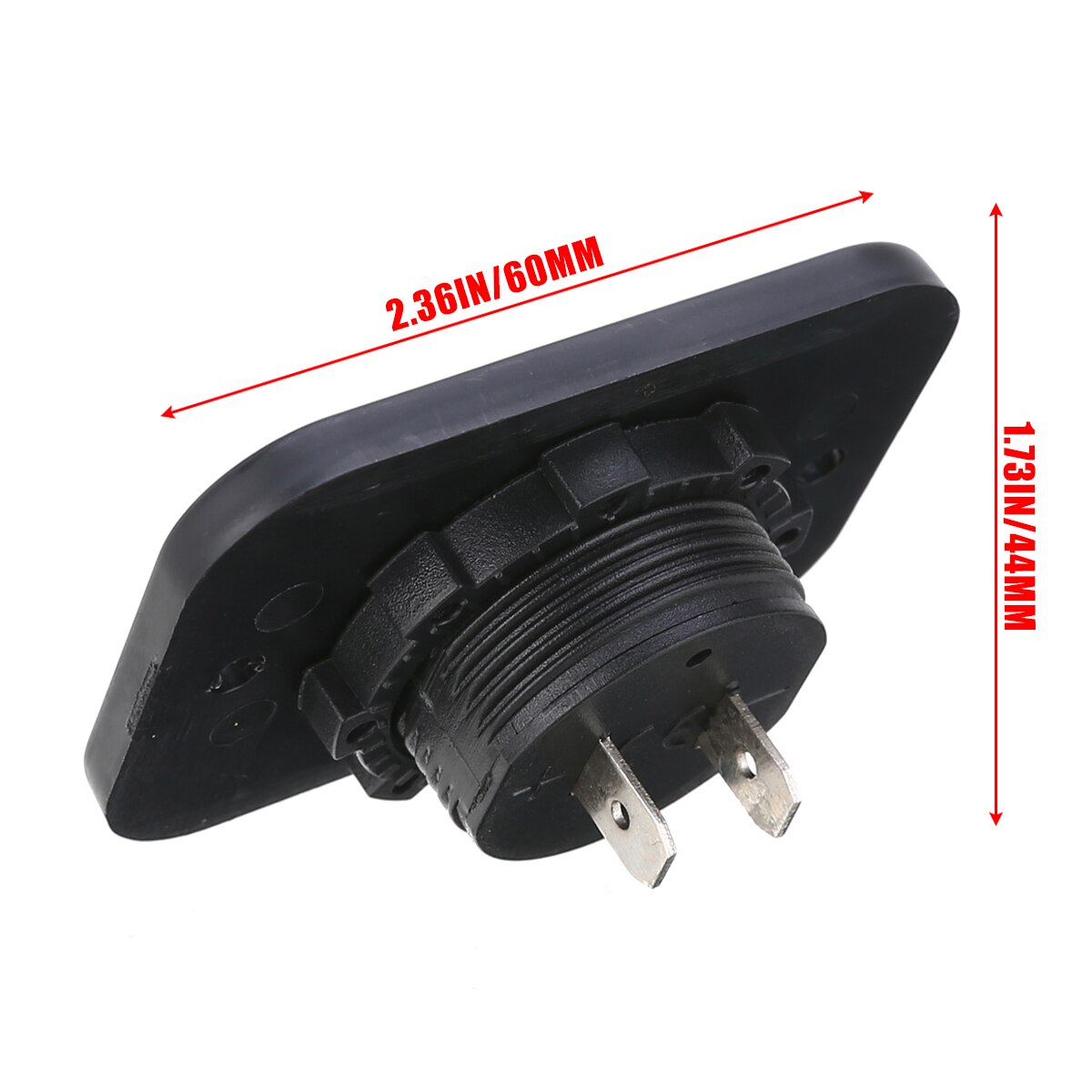 Til bil atv suv båd 1pc 12v-24v røde led digitalt voltmeter panel bil motorcykel spændingsmåler mayitr