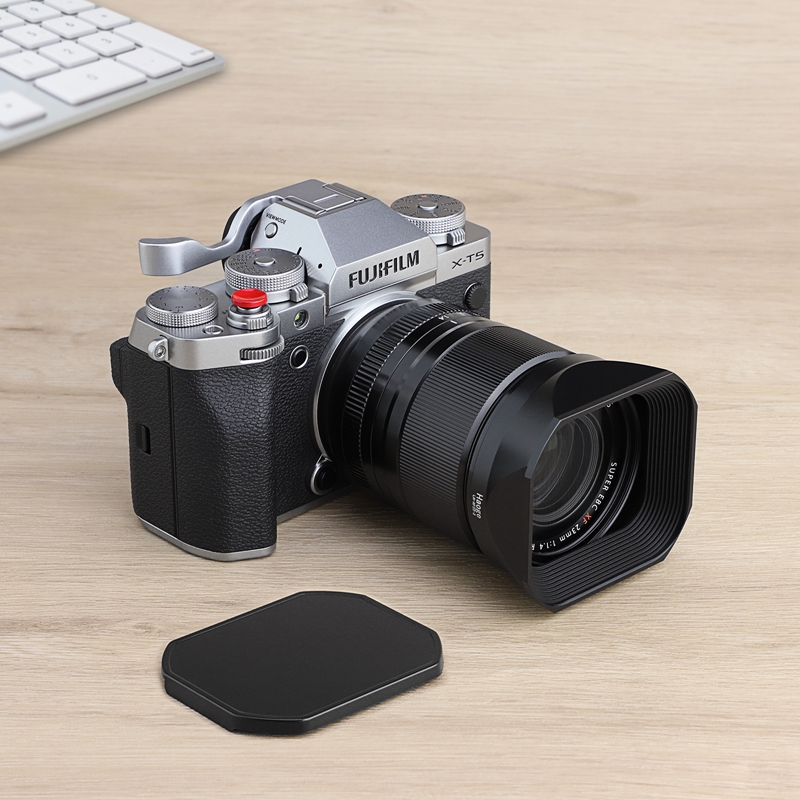 Haoge Metal Square Lens Hood for Fujifilm Fujinon Fuji XF16-50mm F2.8-4.8 R LM WR&XF33mm F1.4 R LM WR,XF 23mm f/1.4 R LM WR lens