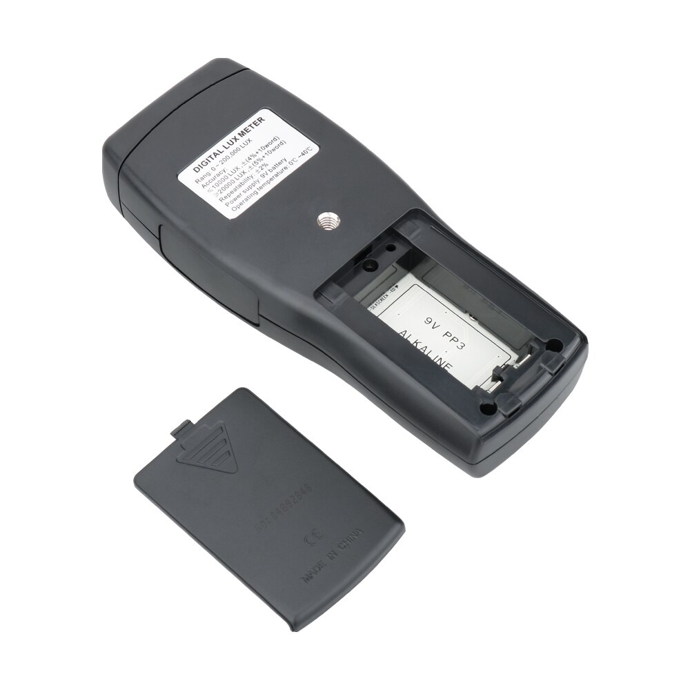 Digital luxmeter digital lux meter fotometer illuminometer spektrometer spektrofotometer høj præcision lysmåler 200,000 lux