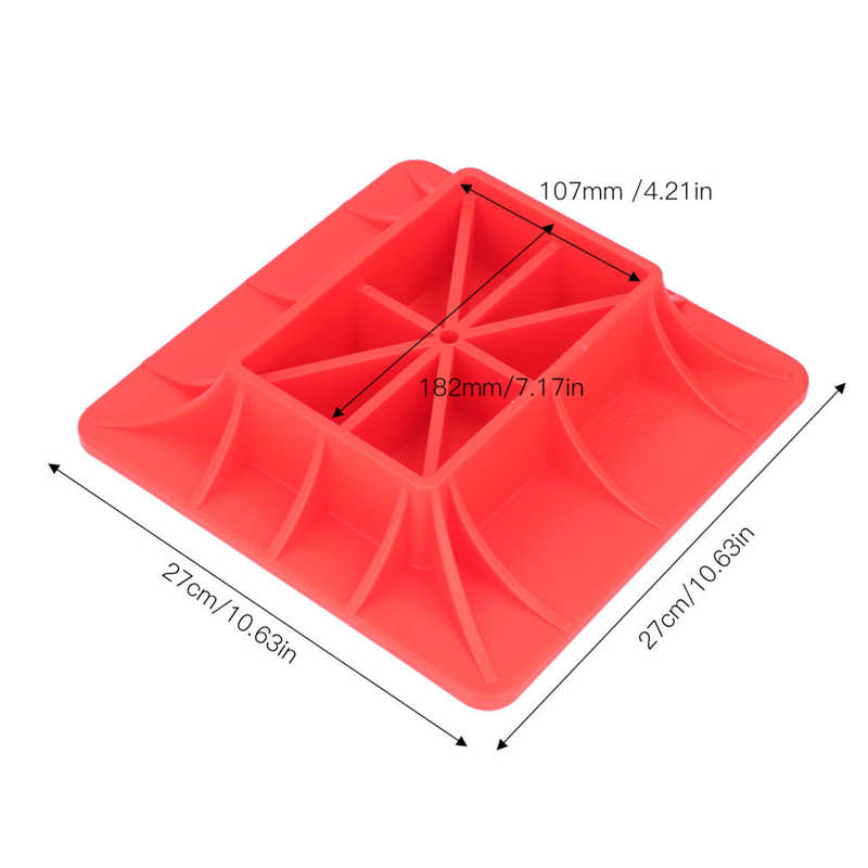 Car Lifting Jack Plate Off Road Base Good Stability Heavy Duty for Rescue Maintenance