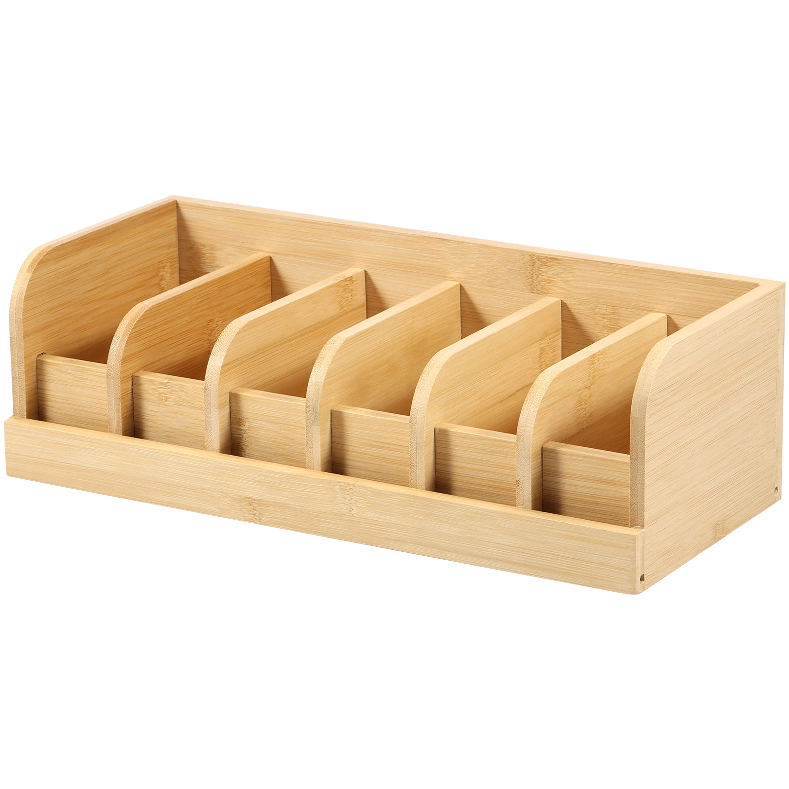 Bamboo 6 Grids Belt Organizer Tie Storage Box Watch Storage Display Box
Wardrobe Accessories Supplly Storage Box for Men Women: black