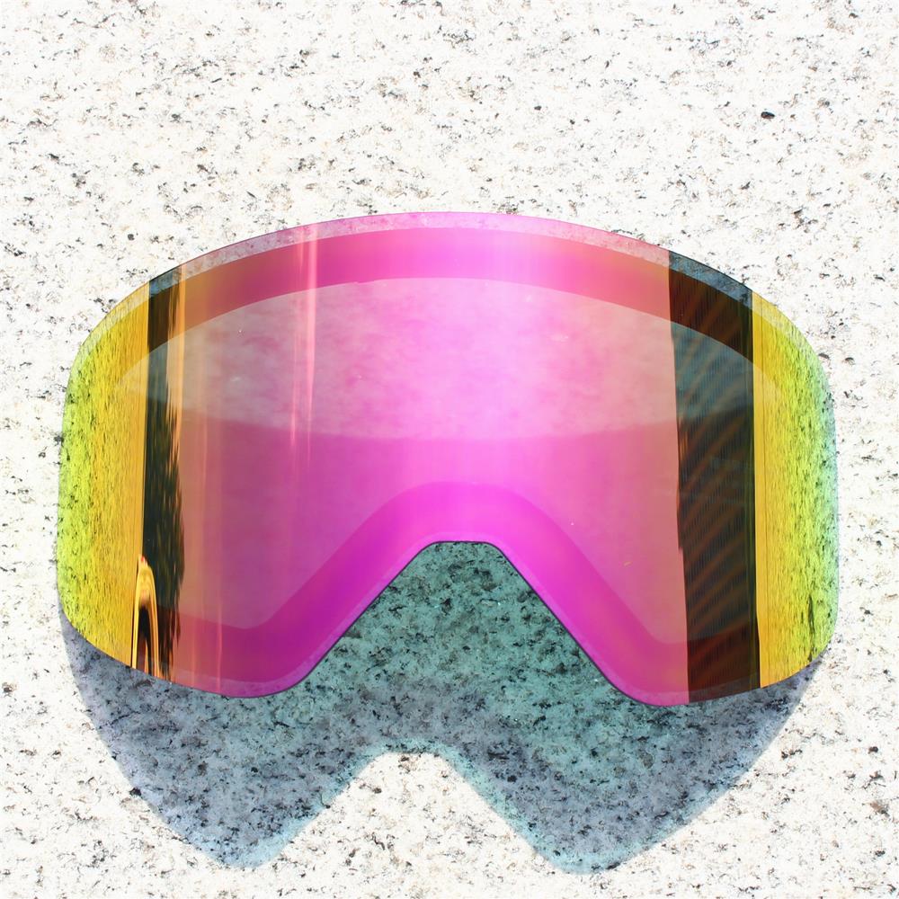 Skibrille mit magnetischer Doppelschichtlinse, Magnet, Skifahren, Antibeschlag, Snowboardbrille, Herren und Damen, Skibrille, Brillen, mehr Linse: Freier Raum