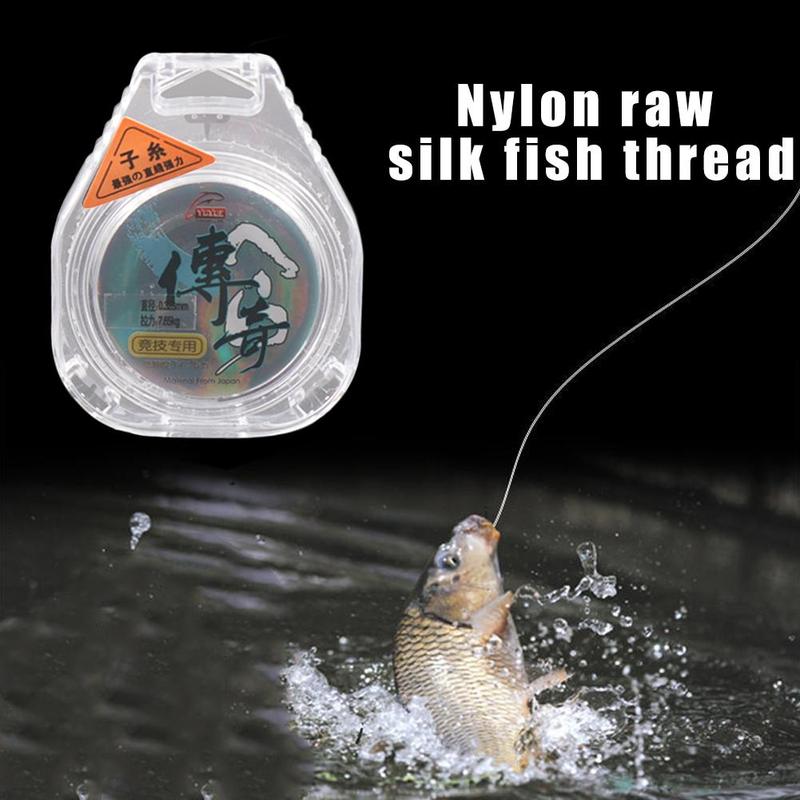 50- meter nylon lijn zijde vislijn hoofdlijn lu ya lijn visgerei sterke vislijn visgerei accessoires