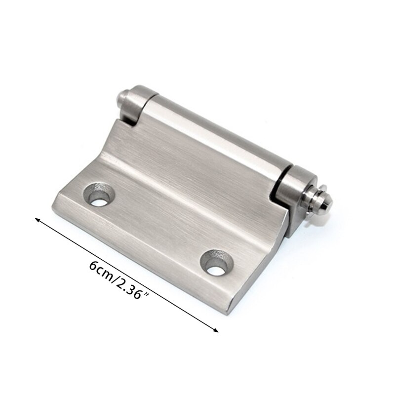 Heavy Duty Stainless Steel Door Hinge Brushed Interior Door Hinge 2.36" Industrial Door Hinge for Mechanical Equipment