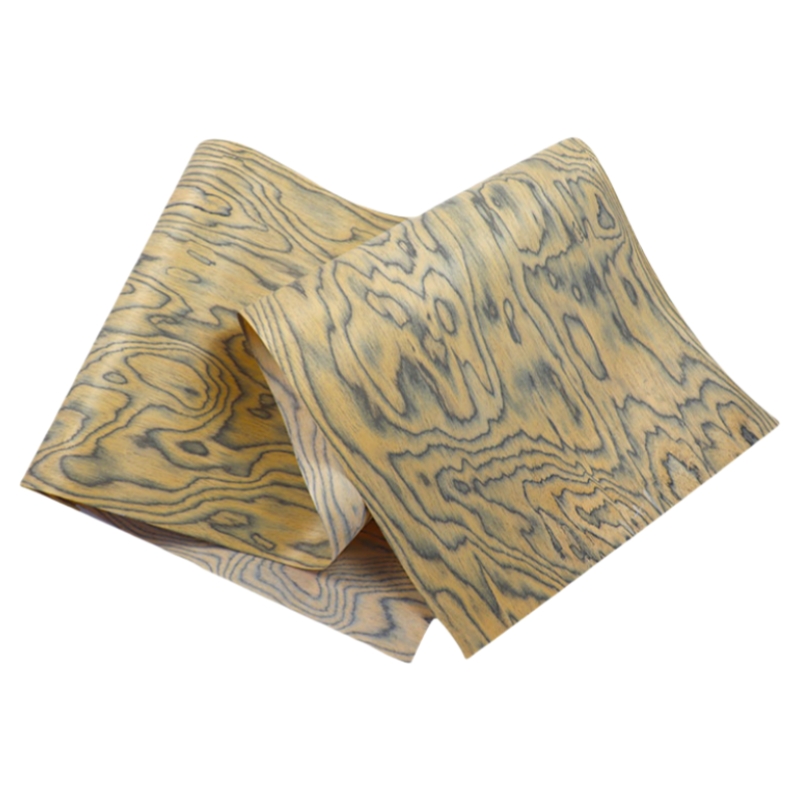 58cmx250cm Alpi Sottsass Series Reconstituted Burl Veneer, Restoration of Furniture and Tabletops, Engineered Wood Veneer Sheets: Orange / 10-11cm / 7mm