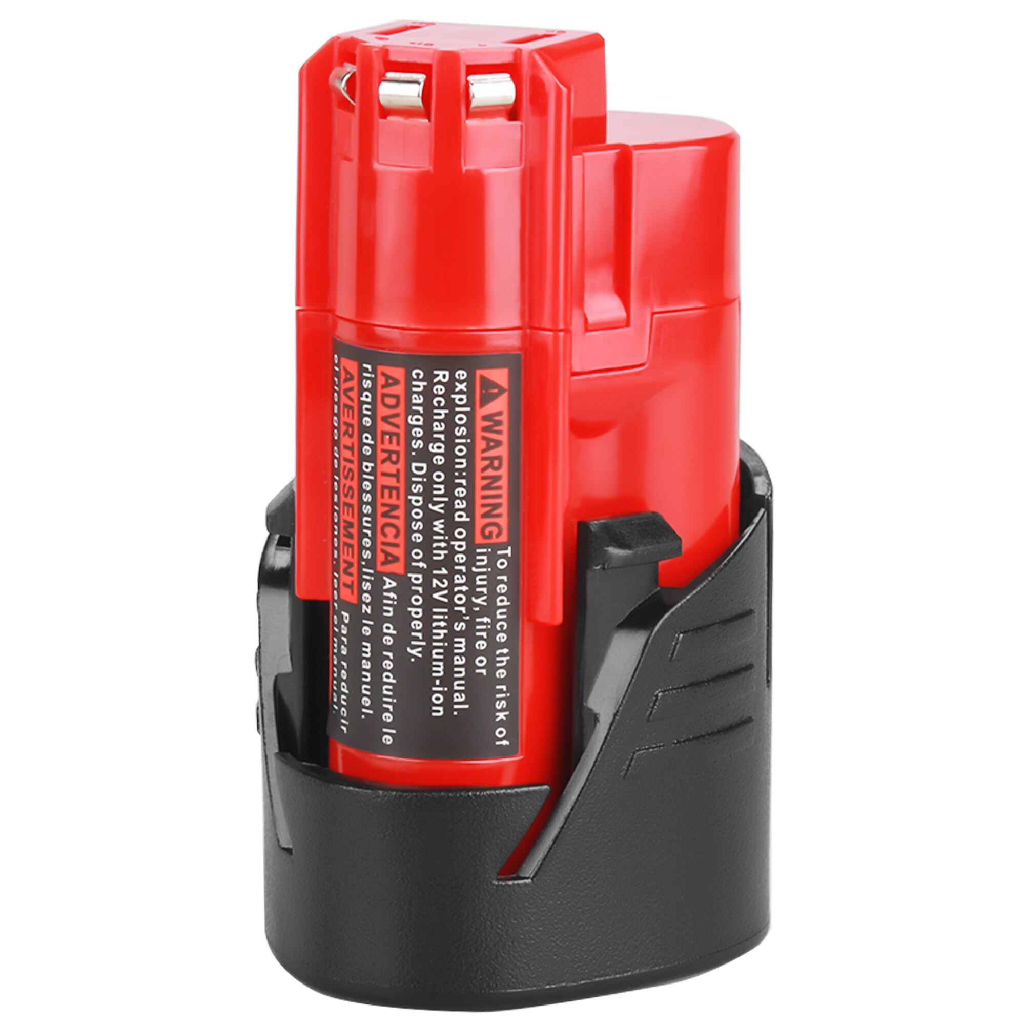 12v 3.0ah genopladeligt 3000 mah batteri til milwaukee  m12 xc trådløst værktøj 3000 mah 12 v batterier 48-11-2401 mil -12a- li: 1 pc 3.0ah batteri