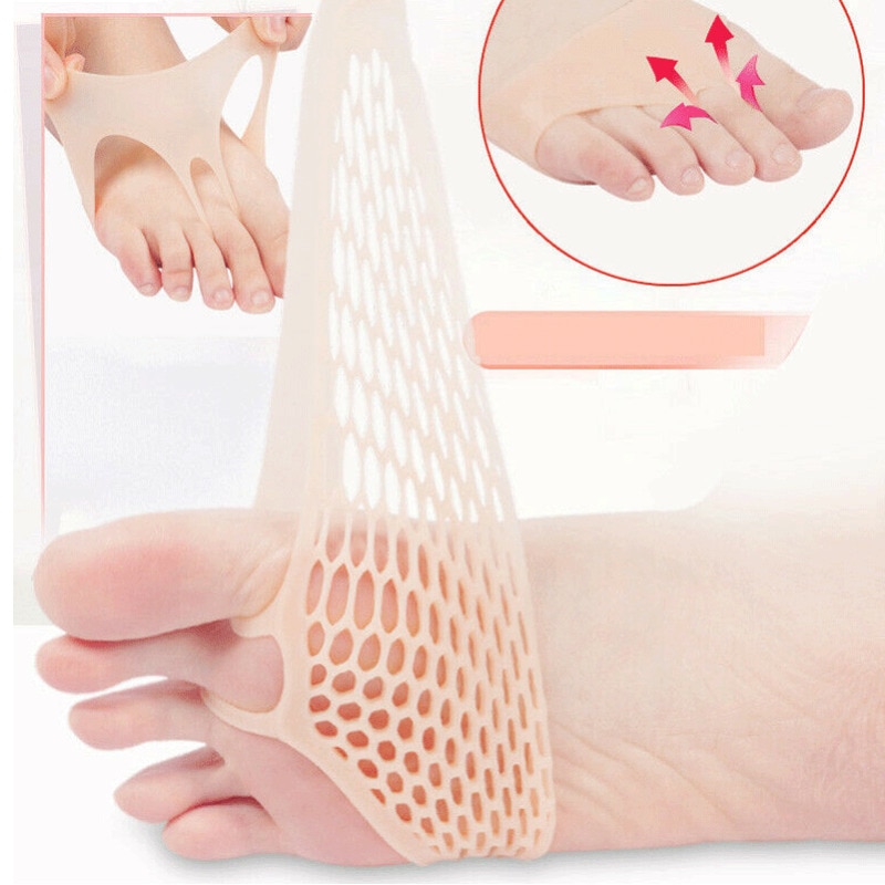 Functional Silicone Honeycomb Forefoot Pad Foot Versatile Use Reusable Pain Relief Foot Care Tool