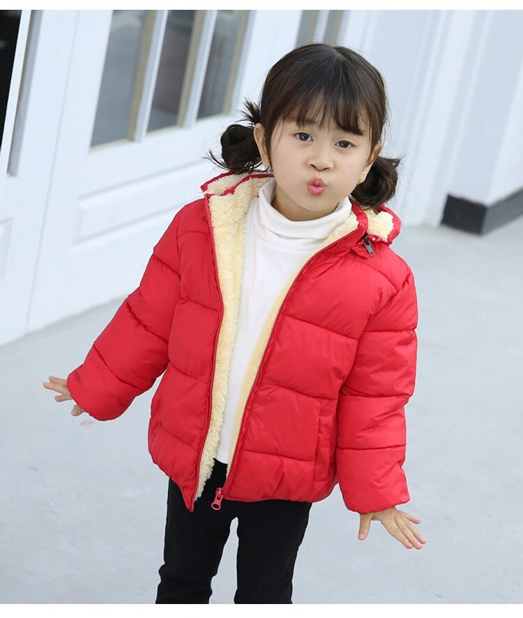 IMEKIS Meisjes Jongens Jas met Capuchon Puffer Jassen Trench Katoen Winter Gewatteerde Jassen Fleece Bontrand Hoodie Jas Bloemen Vlinder Print Warme Bovenkleding, Donkerblauw, 3-4 Jaar