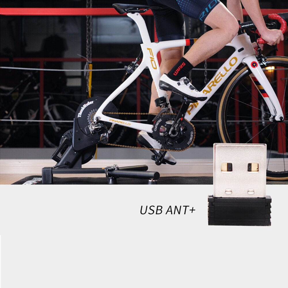 THINKRIDER-transmisor y receptor mejorado ANT + USB, Compatible con Garmin, Ordenador de bicicleta, ANT Stick, Sensor de cadencia de velocidad
