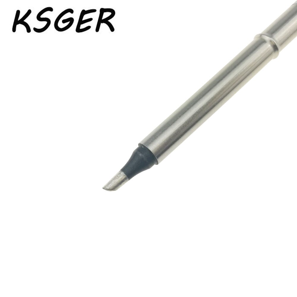 KSGER Black XA-Grade Lead-Free T12-K T12-ILS T12-J02 KU BC2 D16 D24 BL Electric Soldering Iron Tips For FX951 Soldering Station: 5pcs T12-BC2