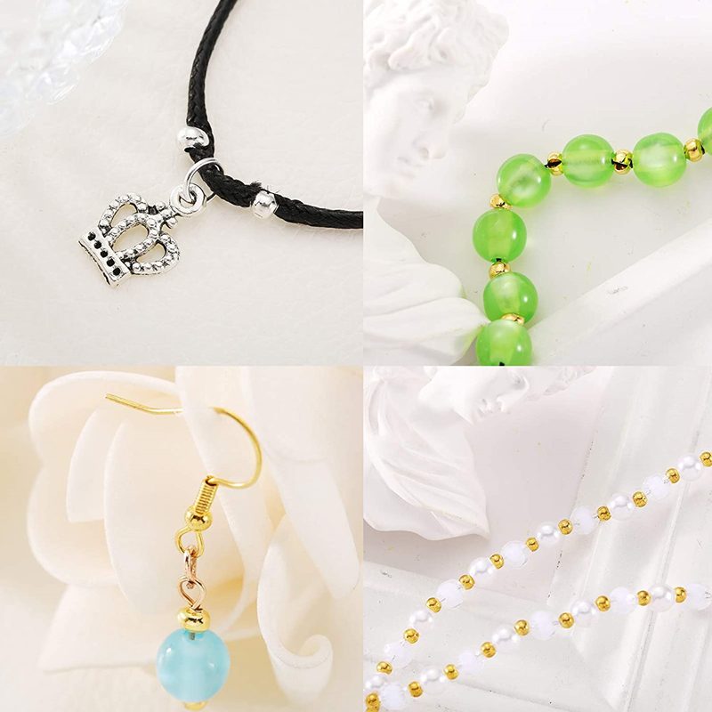 100pcs Half Round Open Crimping Beads Stopper For DIY Bracelet Necklace Jewelry Crafts Making Accessories Material Supplies