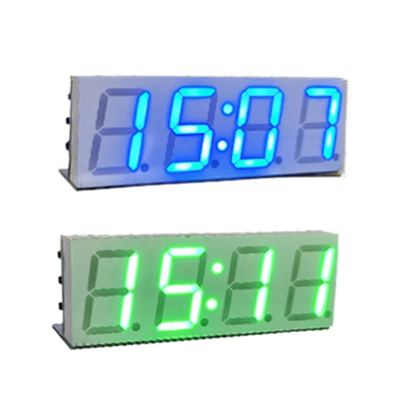 2Pcs Wifi Time Service Klok Module Klok Diy Digitale Elektronische Klok Draadloze Netwerk Tijd Service, Groen &amp; Blauw
