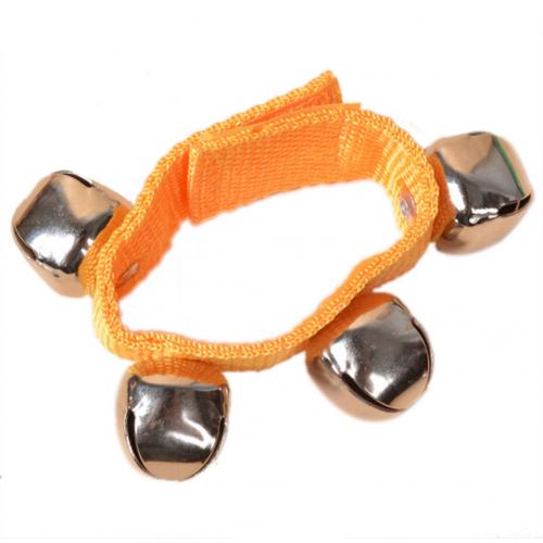 Baby Infant Kids Hand Wrist Bell Ring Rattle Education Musical Bracelet Toy: YELLOW