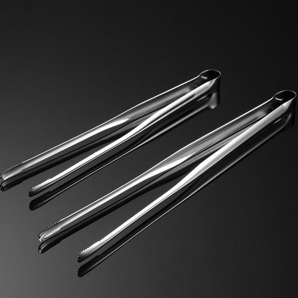 Stainless Steel Food Tongs Thicken Buffet Tools Anti Heat Bread Clip Pastry Clamp Barbecue Kitchen Tongs Kitchen Accessories