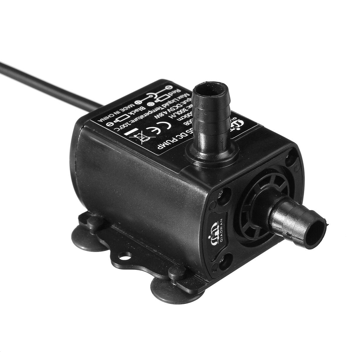 Mini Water Pump 5V 4.8W Ultra-quiet Brushless Waterproof Submersible Fountain Aquarium Circulating 300L/H Lift USB Water Pump