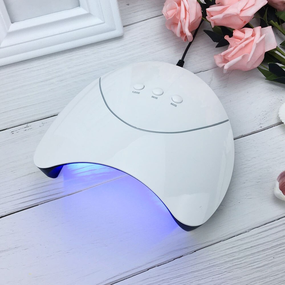 Shells style 36w uv led lampe søm sol lys negletørrer led lampe til negle alle gel polish hærdende power lampara nail art værktøjer  z3