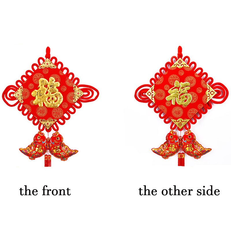 Chinese knoop kwasten hanger gelukkig Chinese Jaar Lente Festival ornament cultuur en kunst Gordijn Decoratieve flanellen